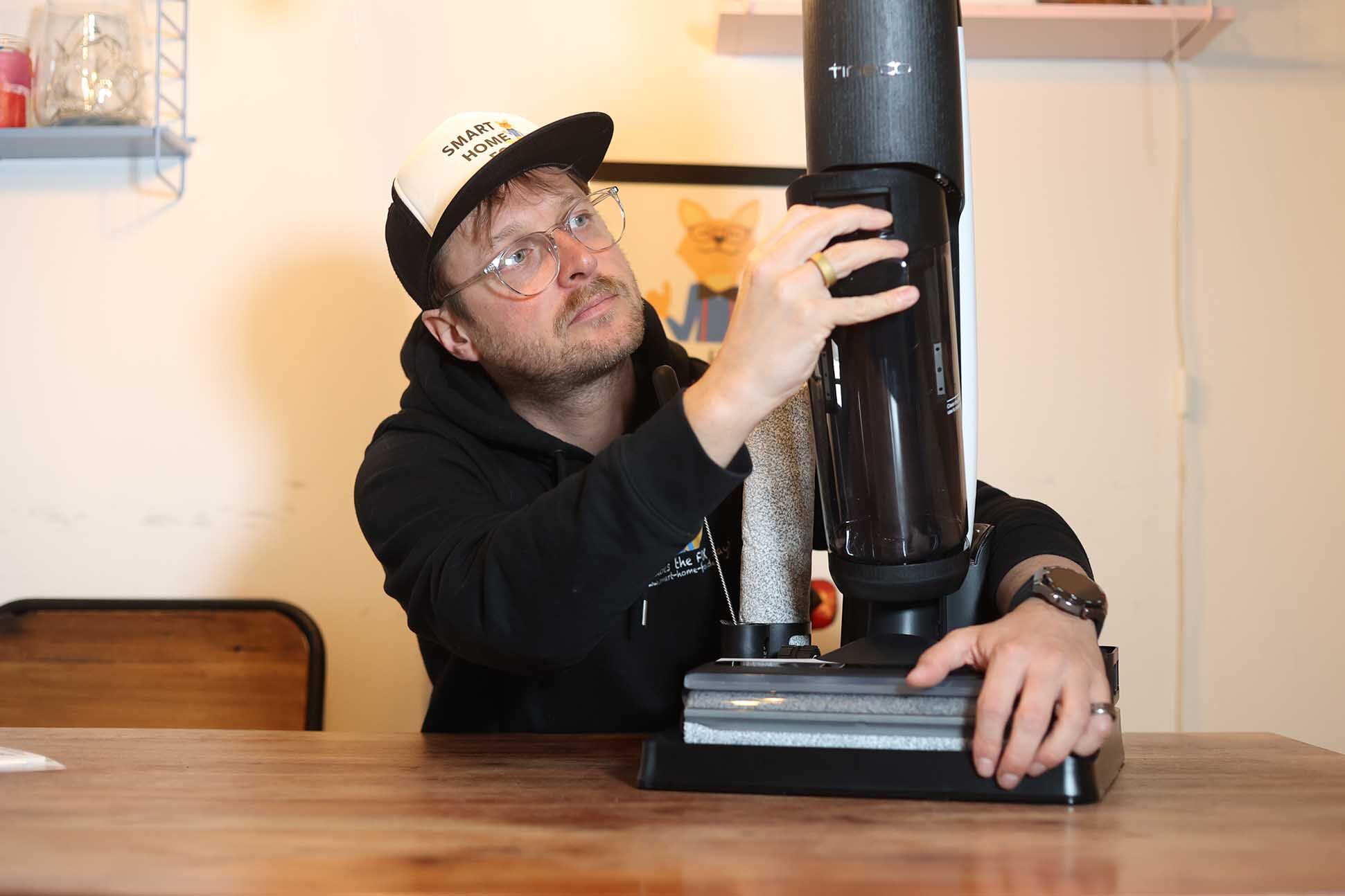 Der Schmutzwasserbehälter des S7 von Tineco